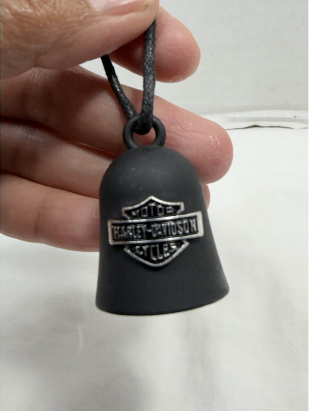 Harley-Davidson Matte Black Guardian Gremlin Ride Bell Silver Logo Motorcycle